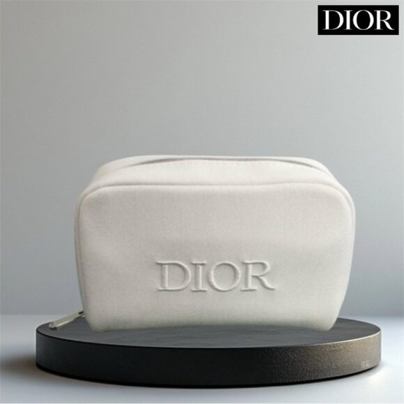 Dior Handbags - 100% Authentic DIOR Beauty Cosmetic Bag – Ivory White – NWOT